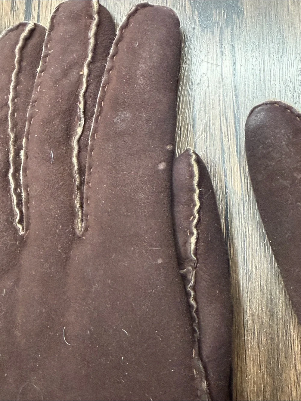 Vintage leather gloves